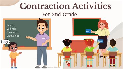 8 Educational Activities For Learning Contractions In 2nd Contractions Activities For Second Grade - Contractions Activities For Second Grade