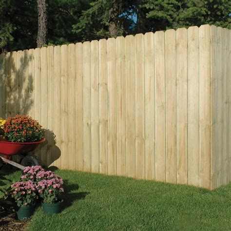 8 foot fence pickets. This 1-by-8-by-8 foot dog-ear cedar fence picket is naturally resistant to decay and is highly durable when exposed to the elements. Cedar fencing provides an unmatched, appealing curbside look while also increasing your overall privacy. The pickets can be left to weather naturally, or they can be painted or stained to achieve your desired look. 
