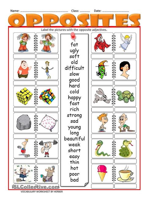 8 Free Opposite Words Worksheets For Kindergarten Easy Opposites Worksheets Kindergarten - Opposites Worksheets Kindergarten