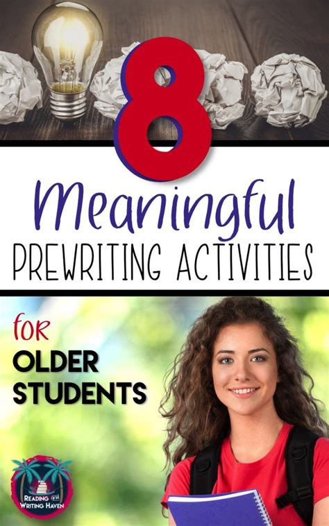 8 Meaningful Essay Prewriting Activities Reading And Writing Pre Writing Activities For Middle School - Pre Writing Activities For Middle School