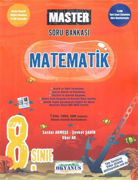 8 sınıf master matematik soru bankası