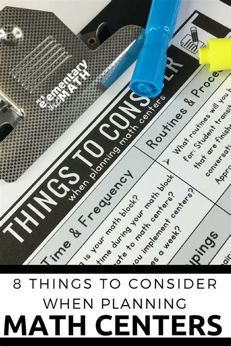 8 Things To Consider When Planning Your Math Third Grade Math Centers - Third Grade Math Centers
