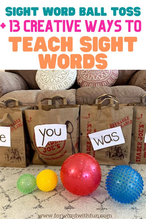 8 Ways To Teach Sight Words To Preschoolers Sight Words Starting With A - Sight Words Starting With A