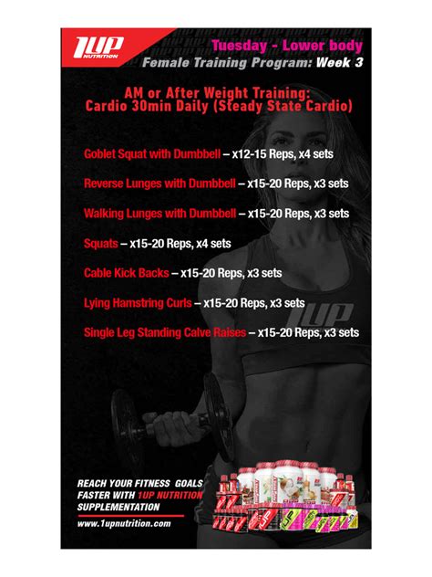 8 Week Female Toningcutting Program 4