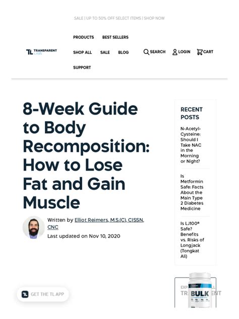 8 Week Guide To Body Recomposition How To Body Composition Worksheet - Body Composition Worksheet
