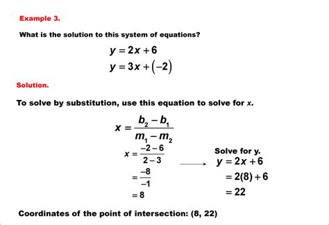 Read 8 3 Systems Of Linear Equations Solving By Substitution 