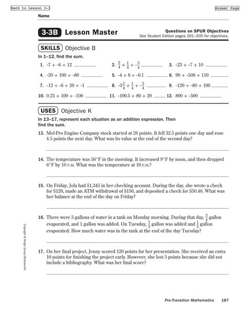 Download 8 3B Lesson Master 