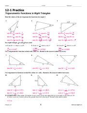 Read Online 8 4 Skills Practice Trigonometry Answer Sheet 