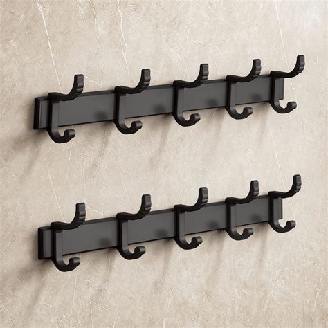 8-Piece Coat Hook Set, Wall-Mounted Coat Rack (Invisible Screws ... - raincitystudios.com