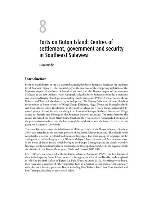 8. Forts on Buton Island: Centres of settlement, government and ... - wintechmobiles.com