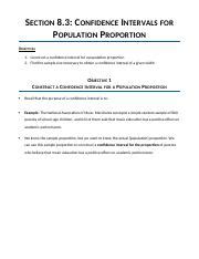 8.3 A Confidence Interval for A Population Proportion - wintechmobiles.com
