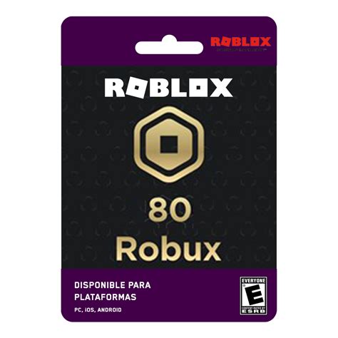 80 Robux Package, If you have a Roblox Premium Membership, you can get 1.