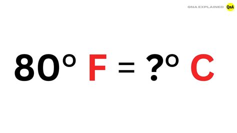 80 Fahrenheit To Degrees