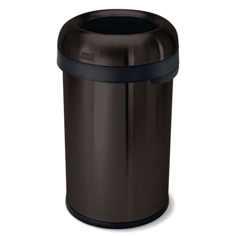 80 litre, bullet open bin - simplehuman