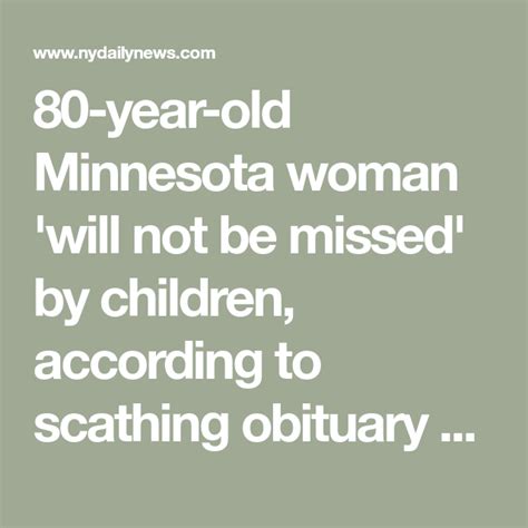 80-year-old Minnesota woman