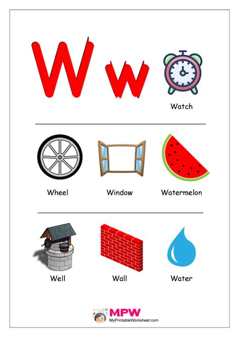 800 Objects That Start With W To Teach Objects That Start With W - Objects That Start With W