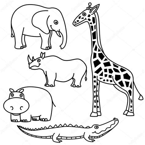 803 360 Outline Animal Images, Stock Photos & Vectors