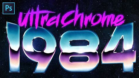 80s Ultra Chrome Effect | Photoshop Tutorial - muktibox.com
