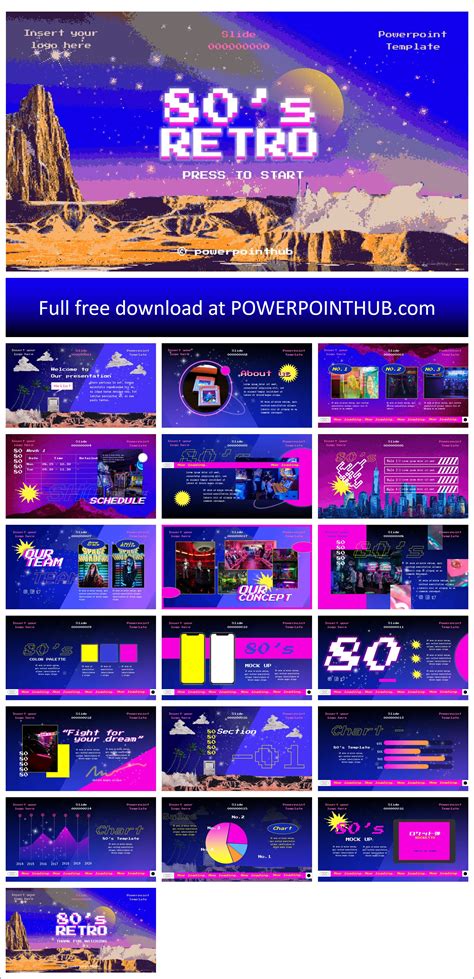 80s Powerpoint Template