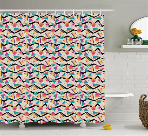 80s shower curtain. Retro TV receivers set from circa 60s, 70s and 80s Shower Curtain. $63.28 Comp. value. i. Sale Price $50.63 Save 20%. 
