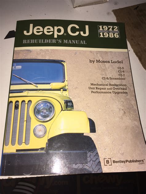 81 jeep cj5 technical service manual. - Commercial refrigerator and zer owner s manual.