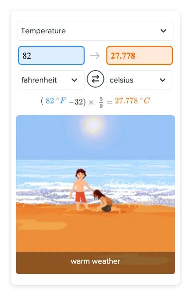 82 Degrees Fahrenheit
