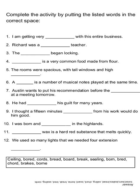 82 Fill In The Blank English Esl Worksheets Fill In The Blanks - Fill In The Blanks
