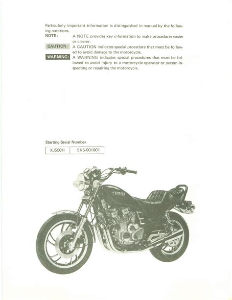 Read Online 82 Maxim Xj550 Service Manual File Type Pdf 