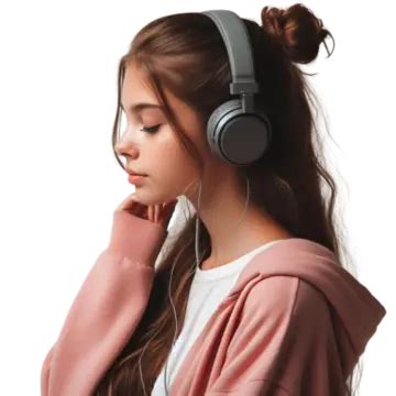 83,000+ Girl With Headphones PNG Images Free Girl With …