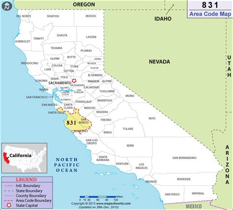 831 area code california