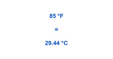 85 Celsius To Fahrenheit