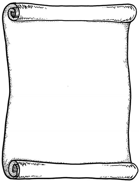 87+ 40 Blank Scroll Tem... Scroll Clipart ClipartLook