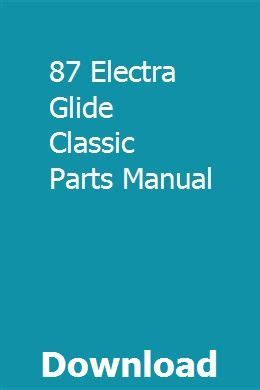87 electra glide classic parts manual. - 2012 nissan 370z coupe factory service manual.