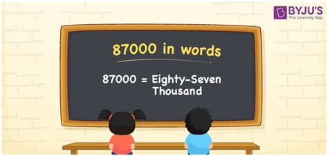 87000 In Words