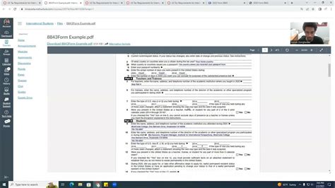 8843 Form Tutorial YouTube