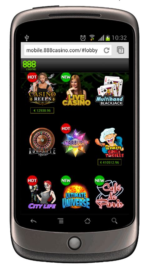 888 mobile casino games