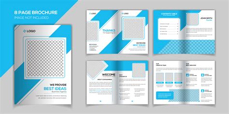 8Page Booklet Style Standard Brochure Layout Guide HomeVisit Support
