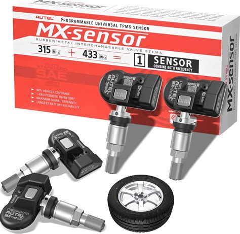 8Pcs Autel MXSensor TPMS Sensor Tire Pressure Monitoring System Metal