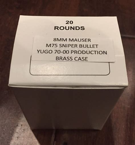 8mm mauser m75. 92&times;57mm Mauser cartridge was adopted by the German Empire in 1903&nd...