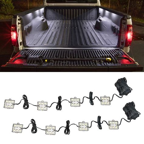 8pc White LED Truck Bed Lighting Kit - LEDGlow Lighting, LLC