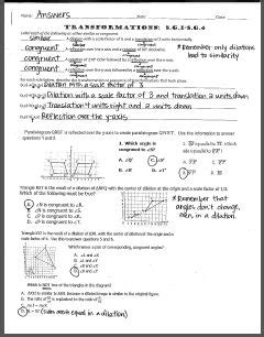8th Grade Study Isl Answer Key