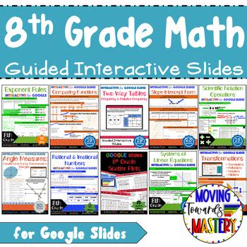 8th Grade Math Google Slides Answer Key