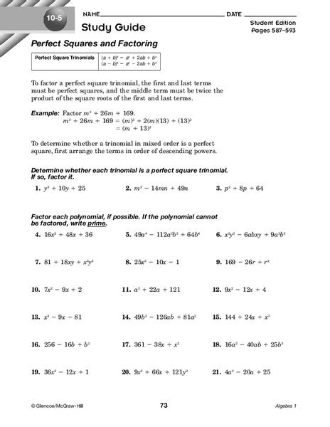 8th Grade Math Worksheets Perfect Square Worksheets 8th Grade - Perfect Square Worksheets 8th Grade