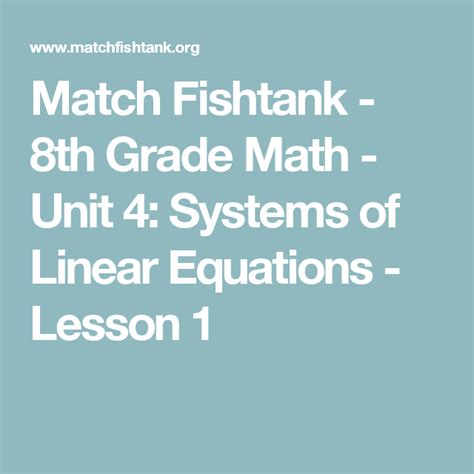 8th Grade Mathematics Fishtank Learning 8th Hrade Math - 8th Hrade Math