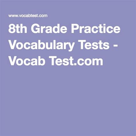 8th Grade Practice Vocabulary Tests Vocab Test Com 8th Grade Vocabulary Book - 8th Grade Vocabulary Book