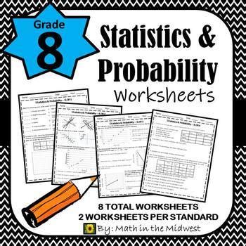 8th Grade Probability And Statistics Worksheets Teachervision Probability Worksheets Grade 8 - Probability Worksheets Grade 8