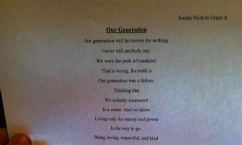 8th Grade Pupil Writes Incredibly Wise Poem Poems For 8th Grade - Poems For 8th Grade