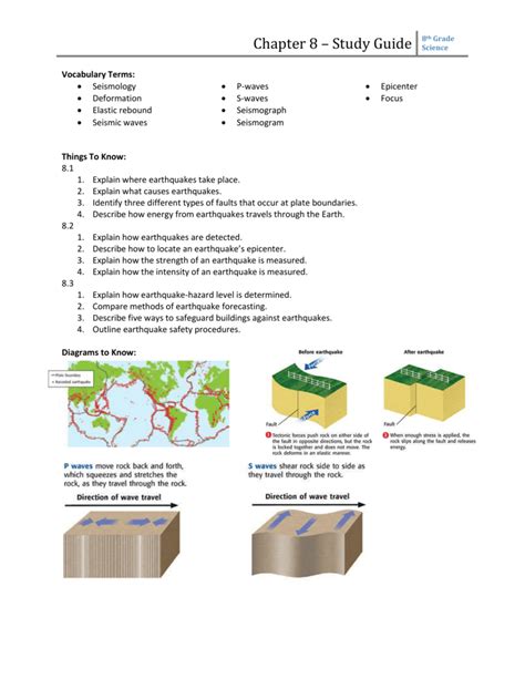 8th Grade Science Msa Study Guide