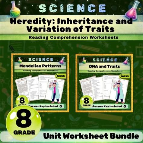 8th Grade Science Unit Heredity Traits Genes Alleles