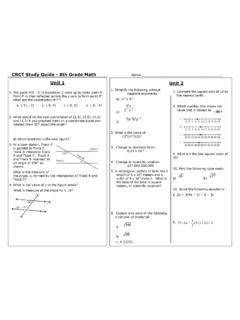 Download 8Th Grade Math Crct Study Guide 